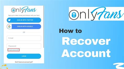 How to Recover Only Fans Account 